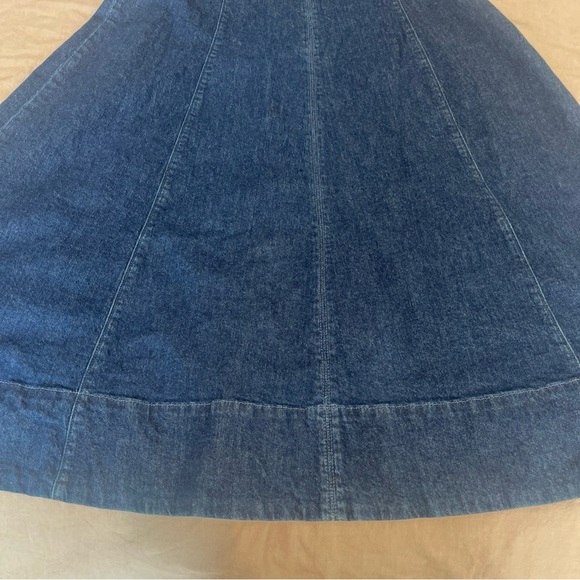 Sold GAP Blue Halter Sheath Maxi Dress - Picture 3 of 14